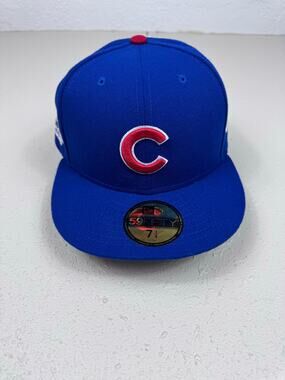 NWT Chicago Cubs 2016 World Series Champions 59FIFTY Fitted Hat 7 1/4